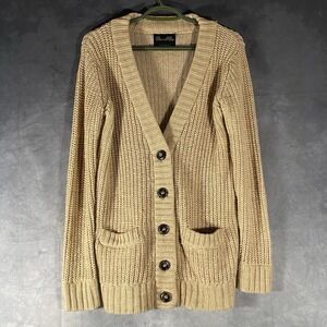 Zara Knit Sweater Grandma Cottage Core Cozy Coastal Size M Cardigan